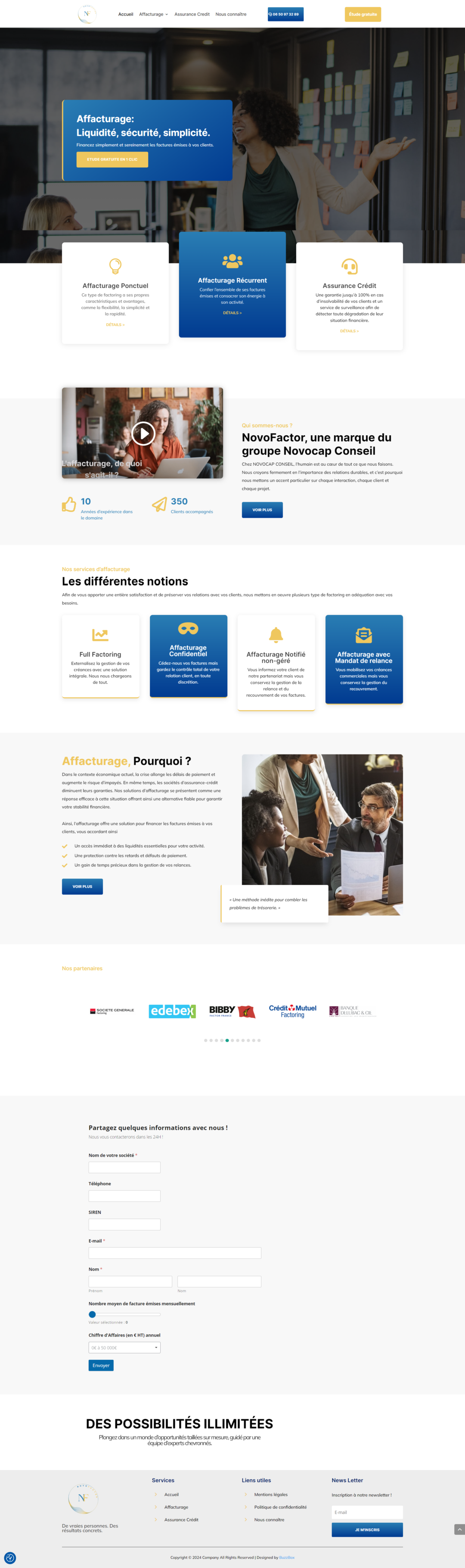 https://novofactor.fr/ – Affacturage & Assurance Crédit